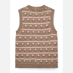 Copenhagen Colors Knitted Flower Vest 