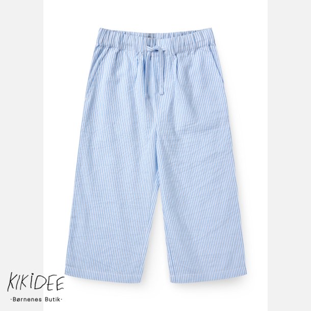 Copenhagen Colors Bukser - Sky blue cream stripe