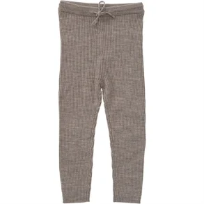 Copenhagen Colors Rib Leggings - Natural melange