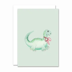 All By Voss Foldet Happysaurus Kort - A6 