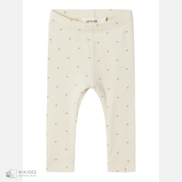 Lil' Atelier Gago Leggings - Turtledove Heart, 