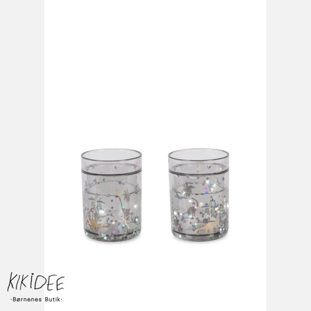 Konges Sljd Glitterkop 2-pak - Dino