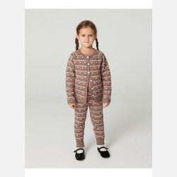 Copenhagen Colors Knitted Flower Cardigang - Walnut