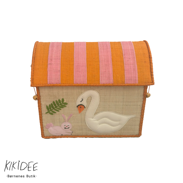 Rice Opbevaringskurv Lille - Wildlife tema 