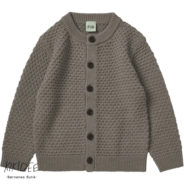 Fub Structure Cardigan - Hazel melange